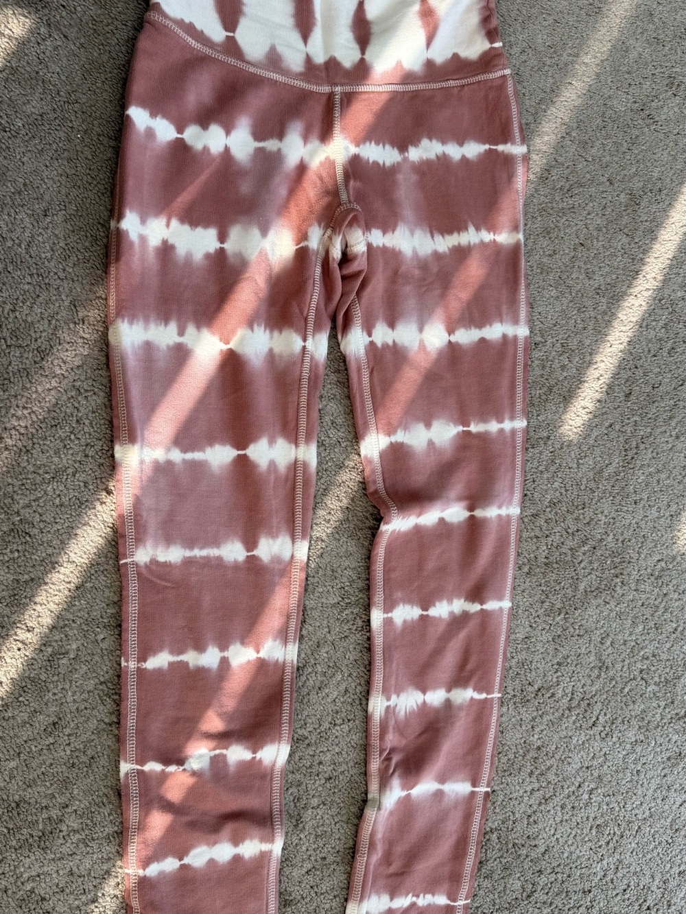 Free People Movement Pink Tie Dye Leggings  S/P